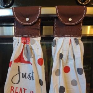 Just Beat It Hanging Towel, Set of 2 - Kitchen